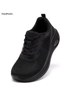 Wide Width Walking Shoes Air Cushion Breathable Comfort Gym Sneakers